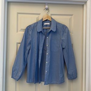 Lucky brand Peter Pan collar button down shirt